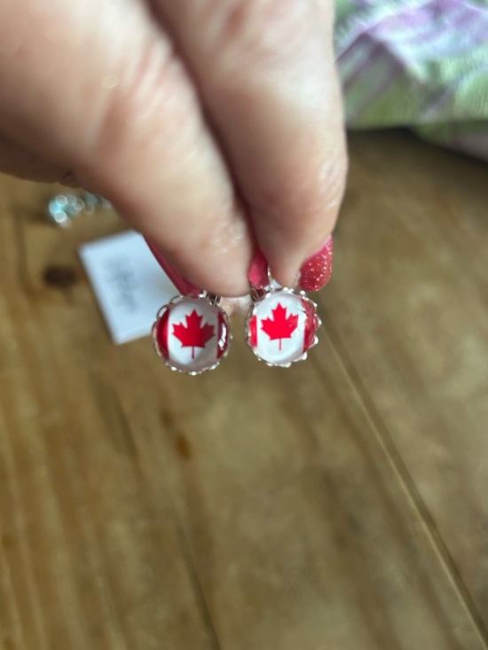 Jewelry - 2 for $10 Canada Flag earrings